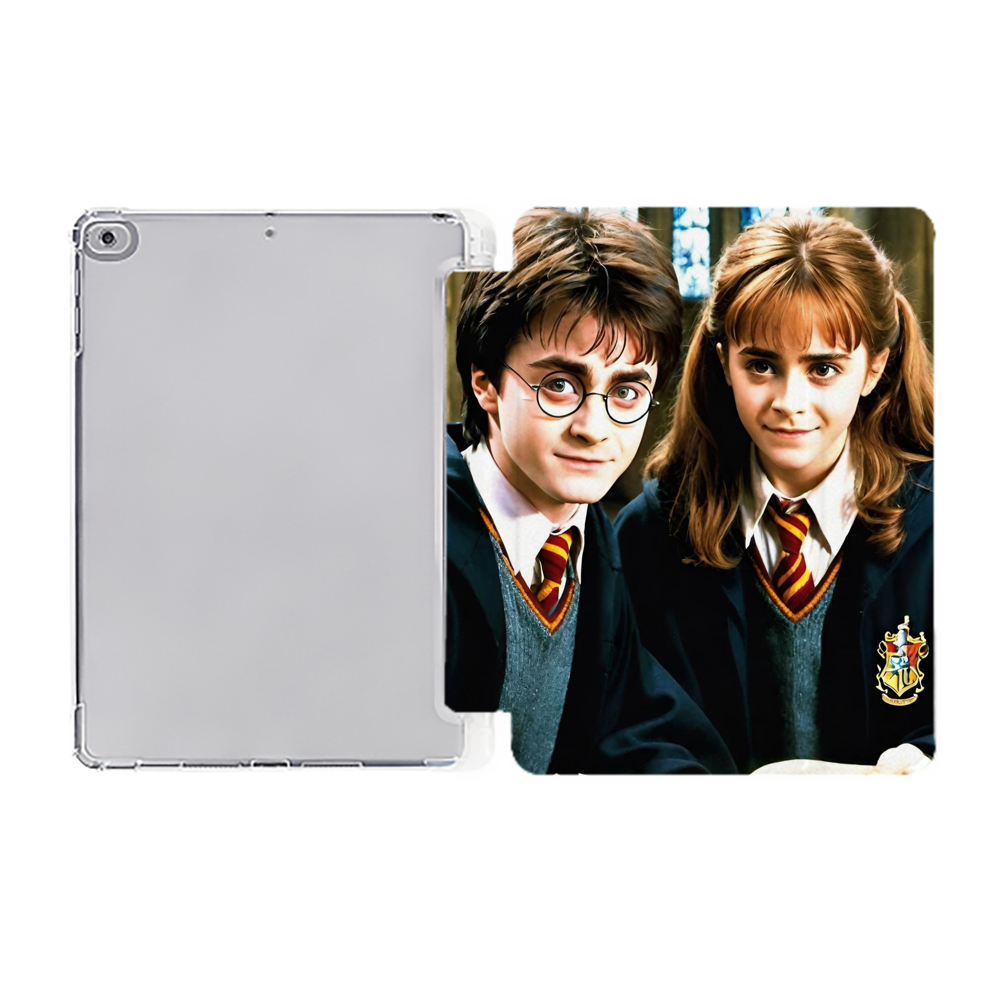 （画像用） Harry Potter ハリー・ポッターシリーズ IPad ケース ペン収納付き 三つ折りスタンド PUレザー×シリコン 対応機種9.5/10.5/10.9インチ